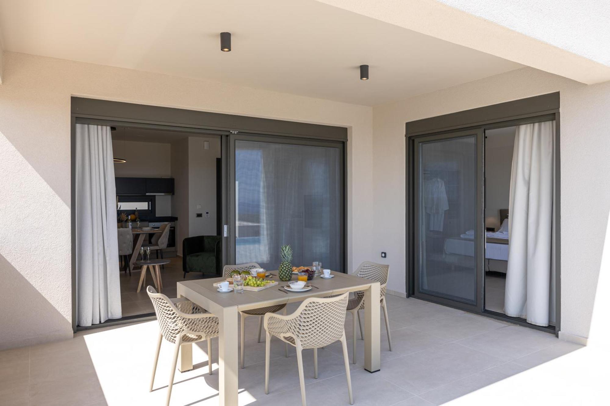 Gem Villas Luxury Sea View Karavádhos Eksteriør billede