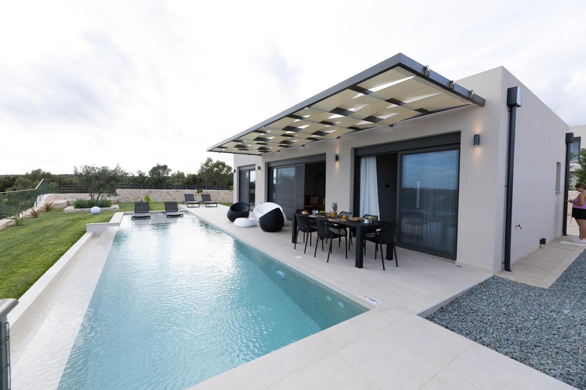 Gem Villas Luxury Sea View Karavádhos Eksteriør billede