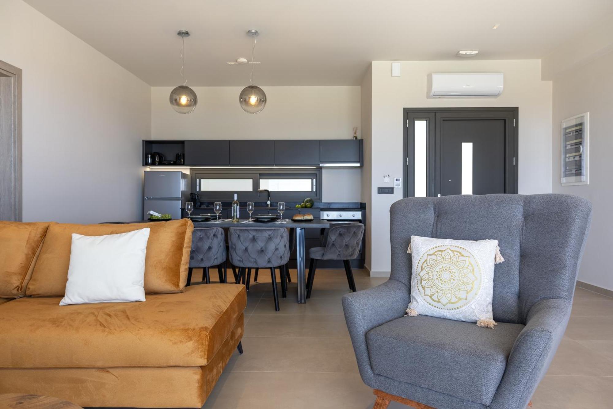 Gem Villas Luxury Sea View Karavádhos Eksteriør billede