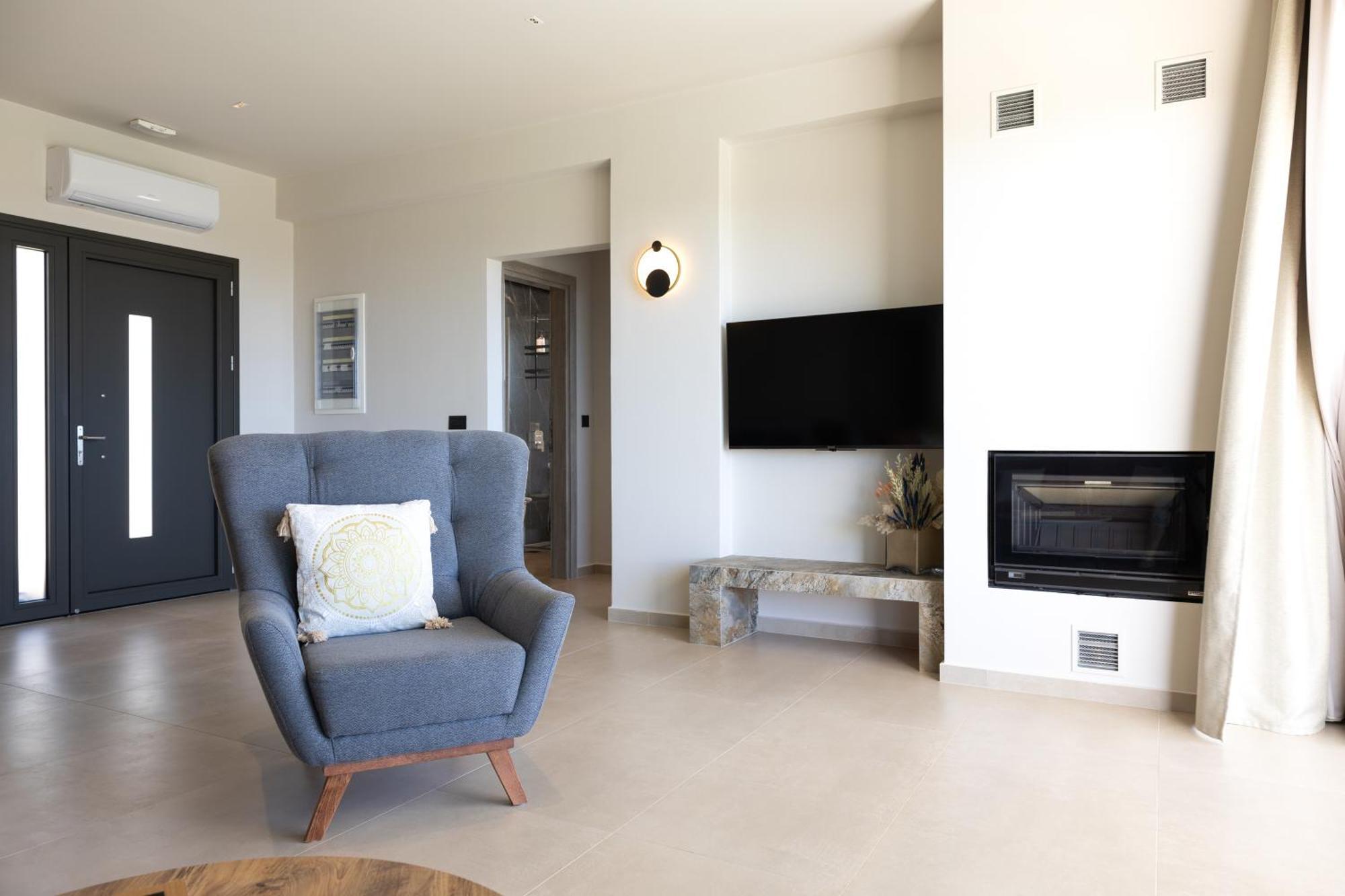 Gem Villas Luxury Sea View Karavádhos Eksteriør billede