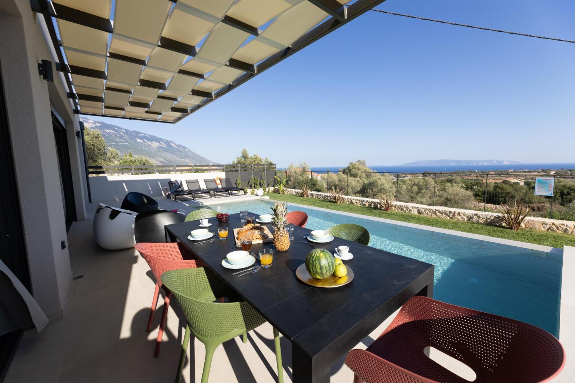 Gem Villas Luxury Sea View Karavádhos Eksteriør billede