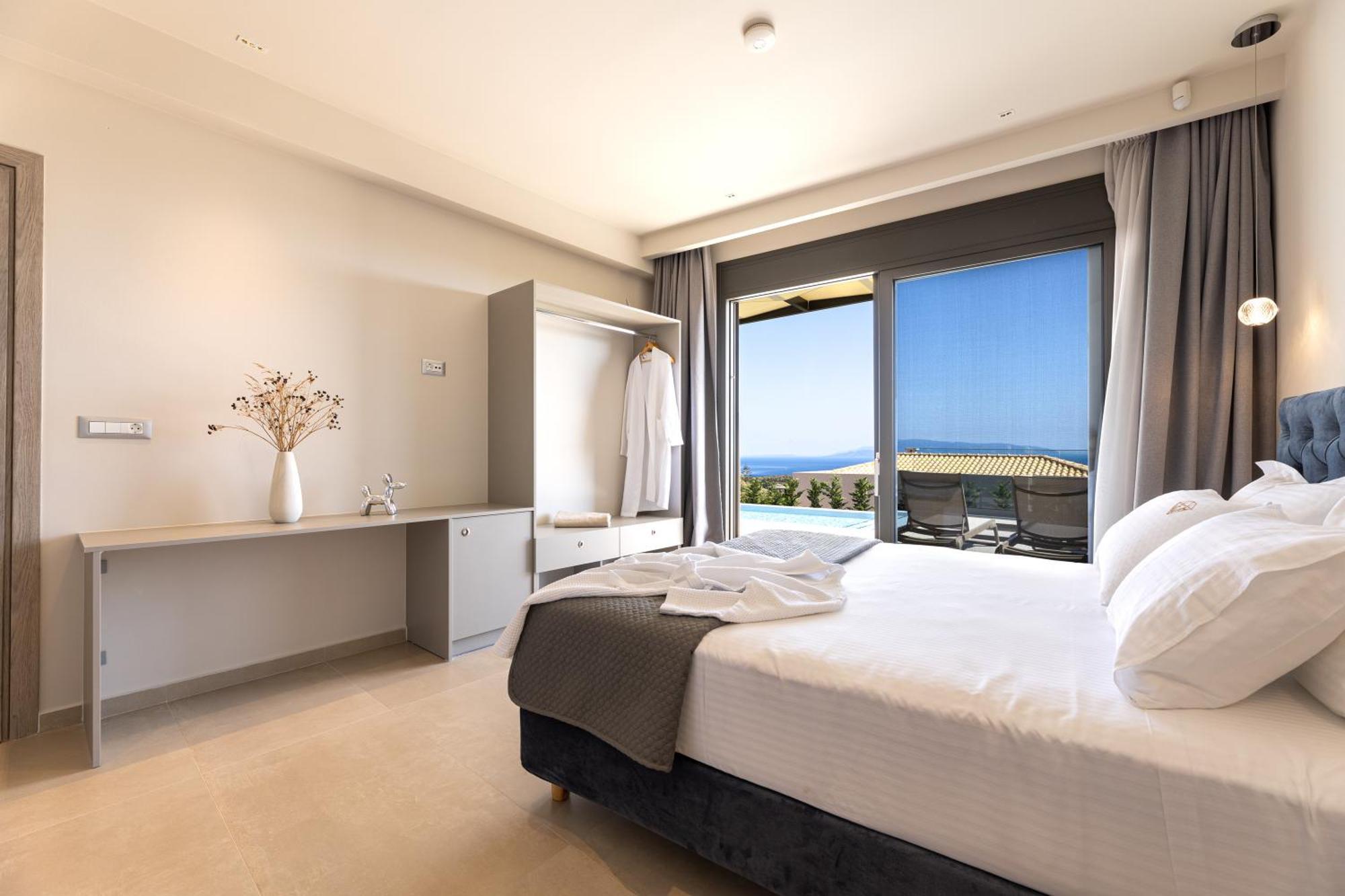 Gem Villas Luxury Sea View Karavádhos Eksteriør billede