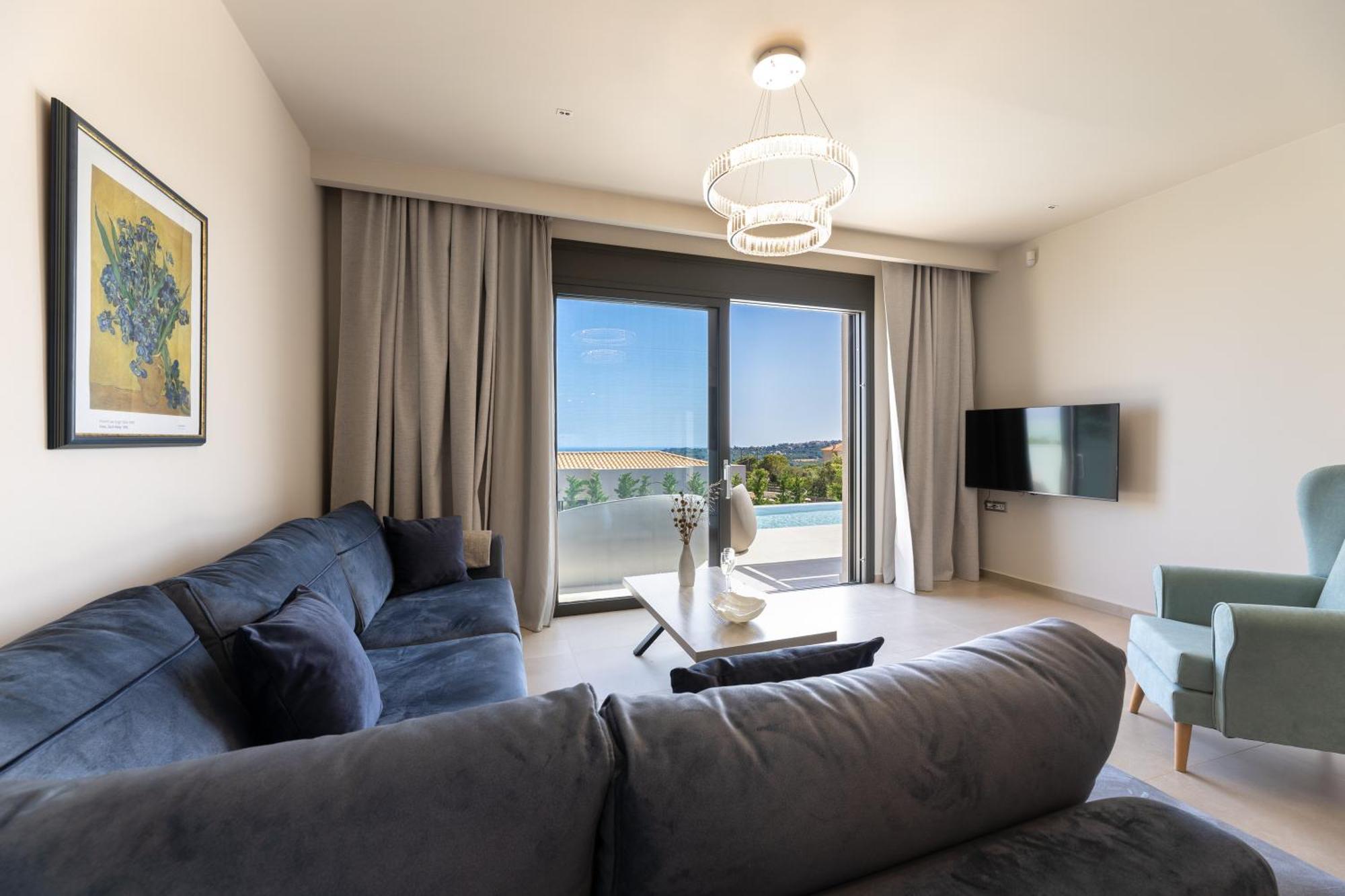 Gem Villas Luxury Sea View Karavádhos Eksteriør billede