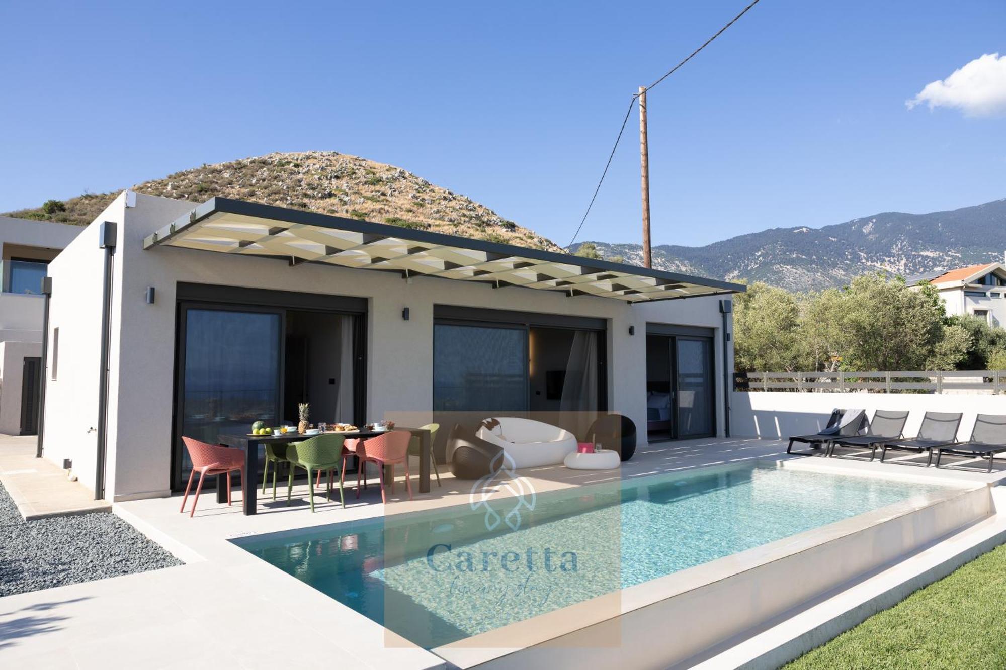 Gem Villas Luxury Sea View Karavádhos Eksteriør billede