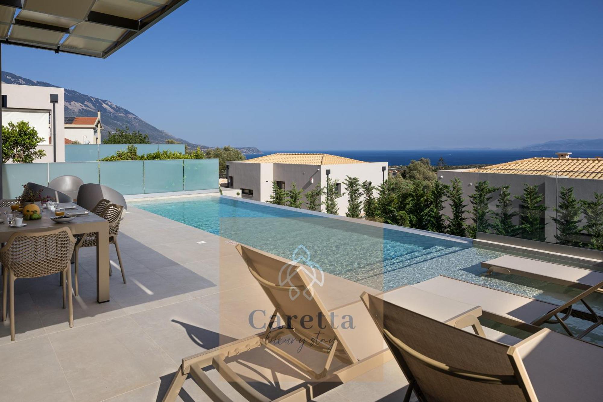 Gem Villas Luxury Sea View Karavádhos Eksteriør billede