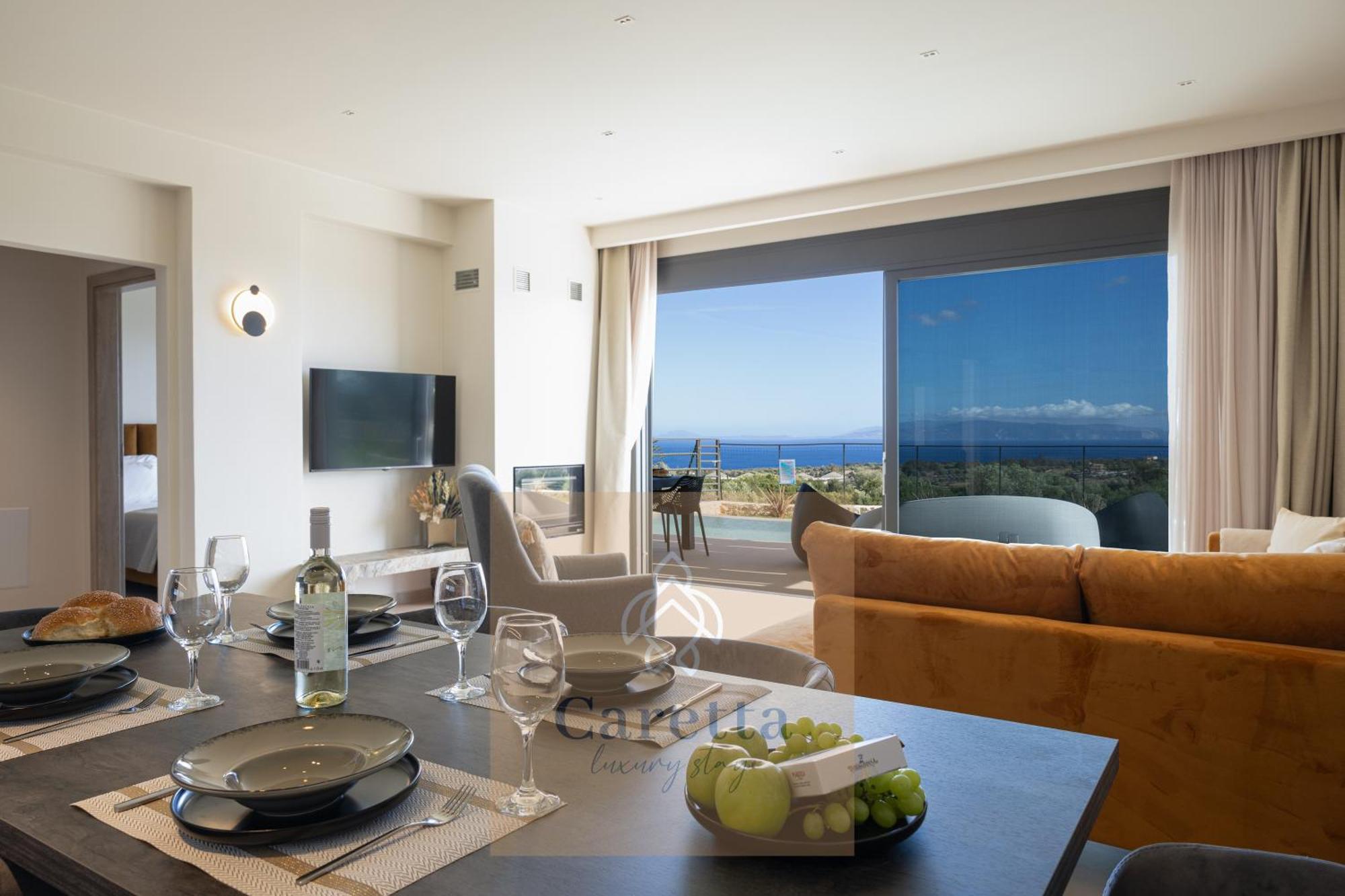 Gem Villas Luxury Sea View Karavádhos Eksteriør billede